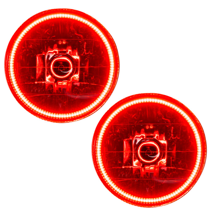 Phares à DEL pré-assemblés Oracle Lighting pour Jeep Wrangler TJ 97-06 - Rouge VOIR LA GARANTIE