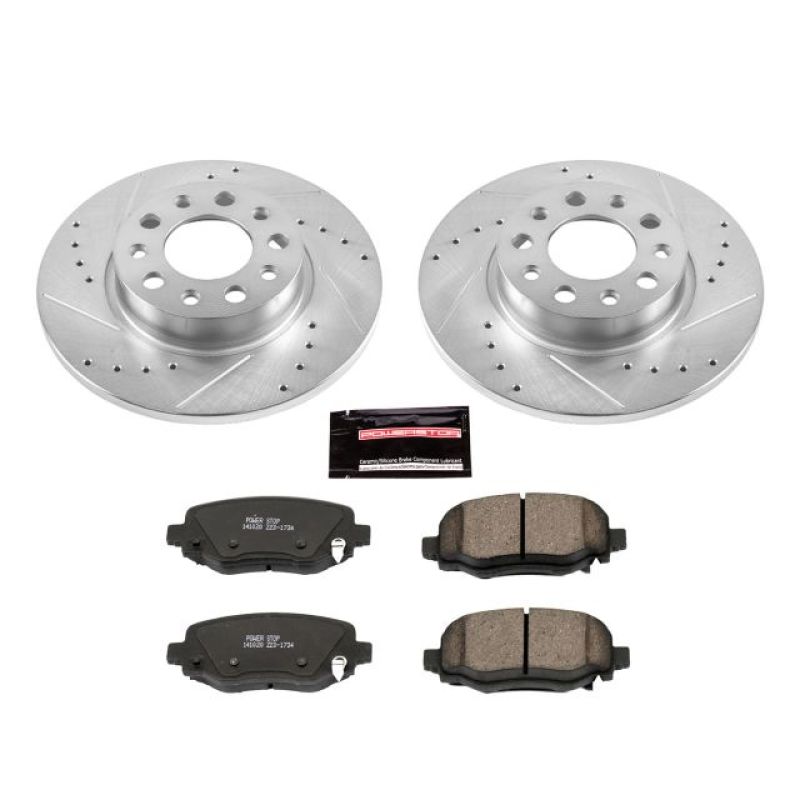 Kit de freins arrière Power Stop 16-18 Fiat 500X Z23 Evolution Sport