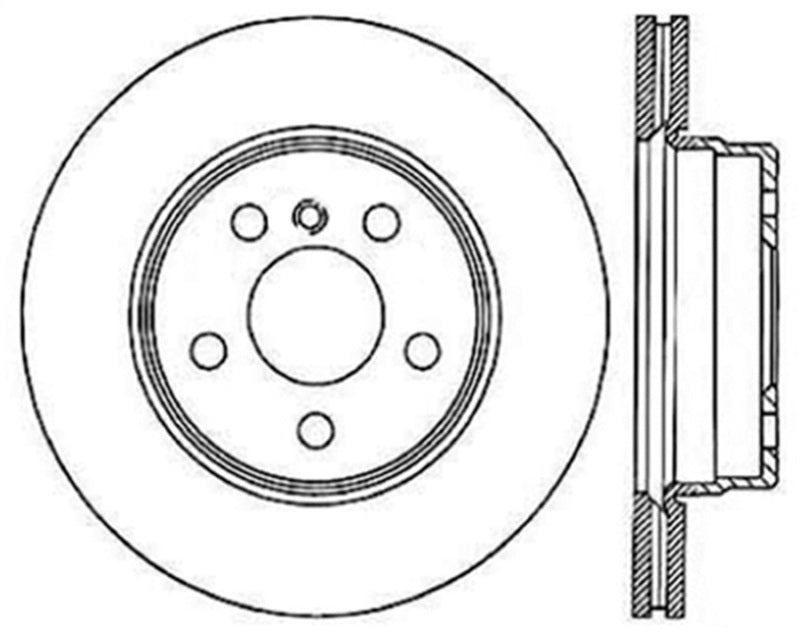 Disque de frein sport fendu et percé StopTech