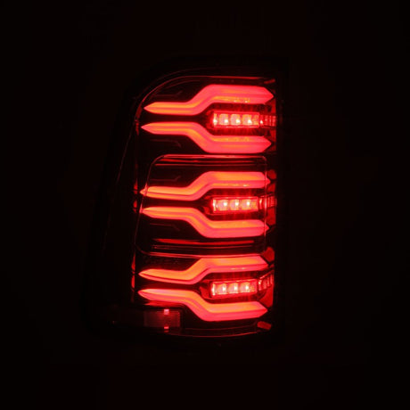 Feux arrière à LED AlphaRex 19-21 Dodge Ram 1500 Luxx-Series Alpha-Black avec Activ Light/Seq Signal