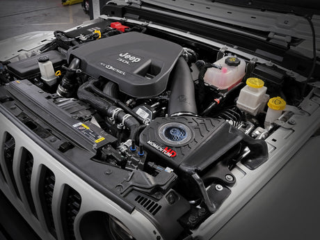 Système d'admission d'air froid Momentum HD aFe 20-21 Jeep Wrangler (JL) V6-3.0L (td) avec support Pro 10R