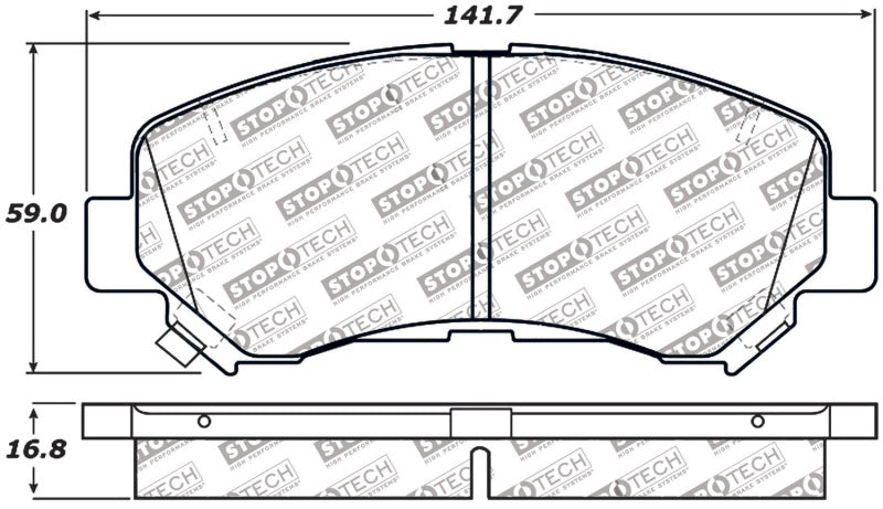 Plaquettes de frein StopTech Performance