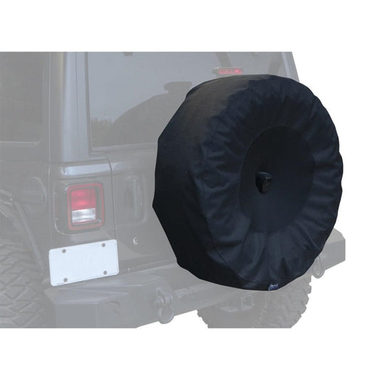 Rampage 2018-2019 Jeep Wrangler(JL) Sport 2-Door Tire Cover w/Cam Slot 33in -35in - Black