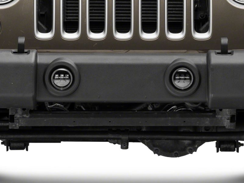 Phares antibrouillard à DEL Raxiom 07-18 Jeep Wrangler JK Axial Series 4 pouces avec halo RVB