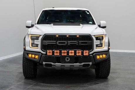 Kit de barre lumineuse CrossLink pour calandre Ford Raptor SS5 17-20 de Diode Dynamics - Combo Pro jaune