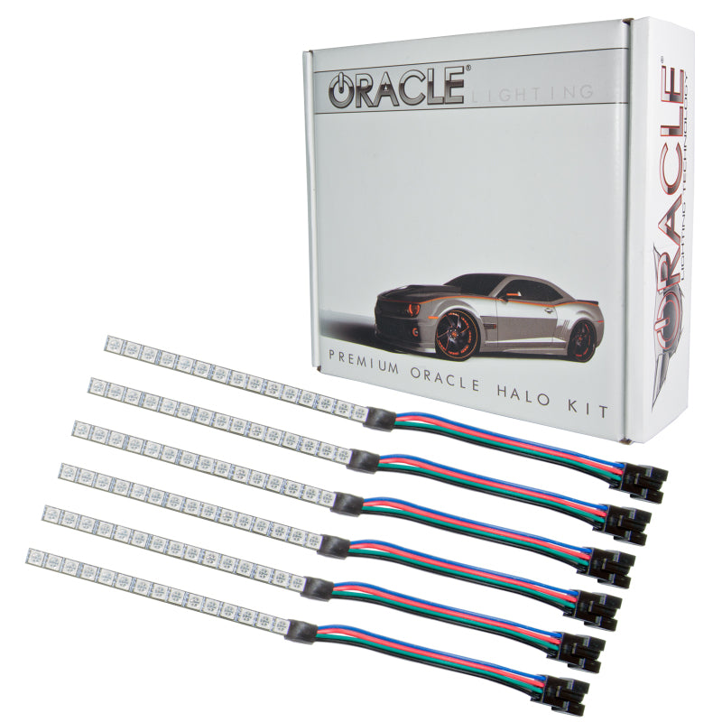 Oracle 15-17 Ford Mustang V6/GT/Shelby DRL w/ Halo Kit - ColorSHIFT w/ Simple Cntrl