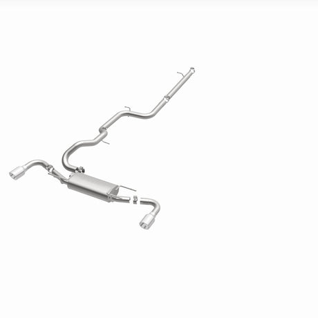 Échappement hautes performances MagnaFlow 10-12 Mazda 3 L4 2,5 L à hayon avec sortie arrière divisée en acier inoxydable