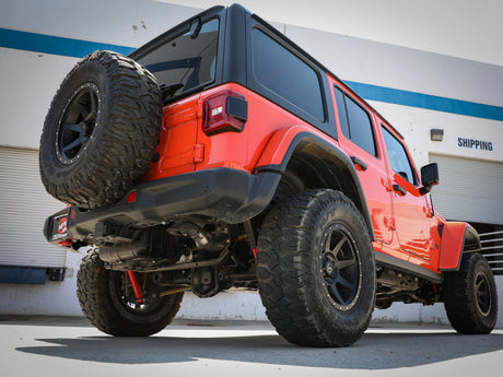 aFe 20-21 Jeep Wrangler (JL) Système d'échappement Hi-Tuck à grand alésage HD 3 pouces en acier inoxydable 304 DPF-Back