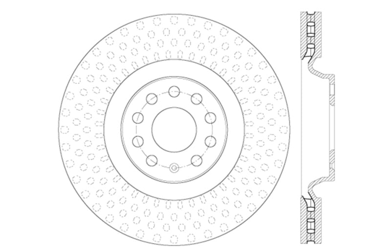 Disque de frein sport fendu et percé StopTech