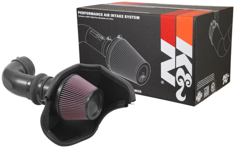 Admission d'air hautes performances K&amp;N pour Cadillac CTS-V 6,2 L V8 2016-2017