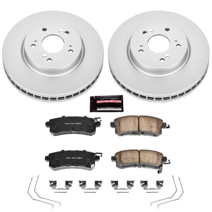 Kit de freins avant Power Stop 12-15 Honda Crosstour Z17 Evolution Geomet avec revêtement