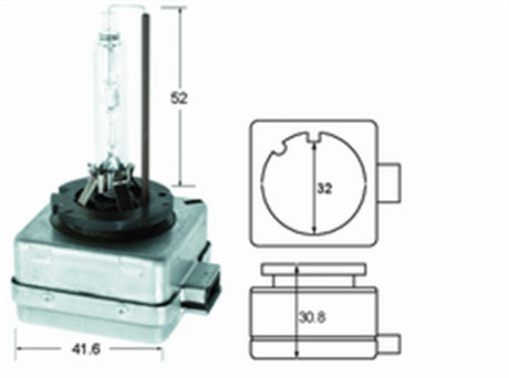 Ampoule Hella HID Capsule D1S 12V 35W