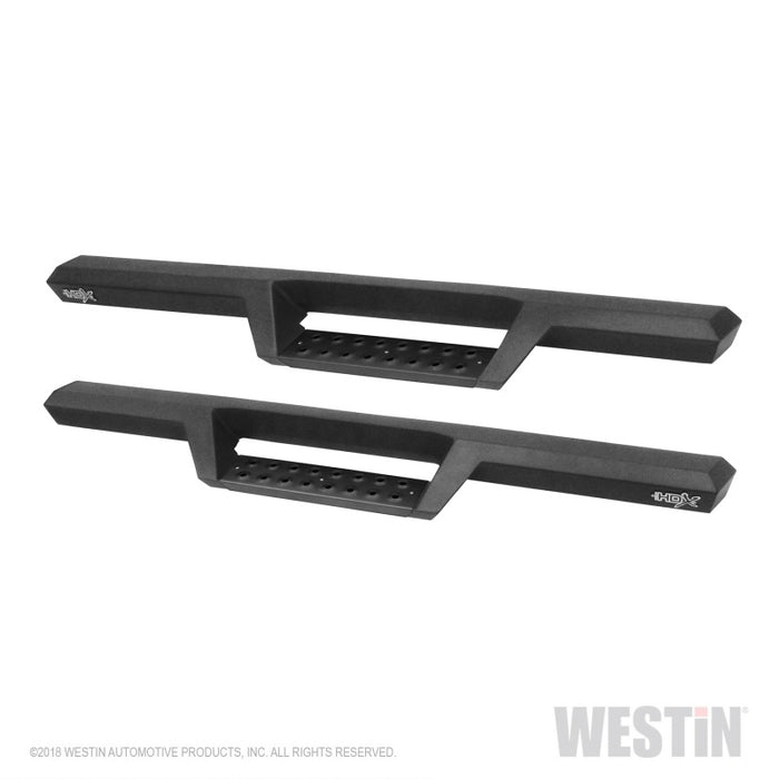 Marchepieds Westin/HDX 07-17 Jeep Wrangler 2 portes Drop Nerf - Noir texturé