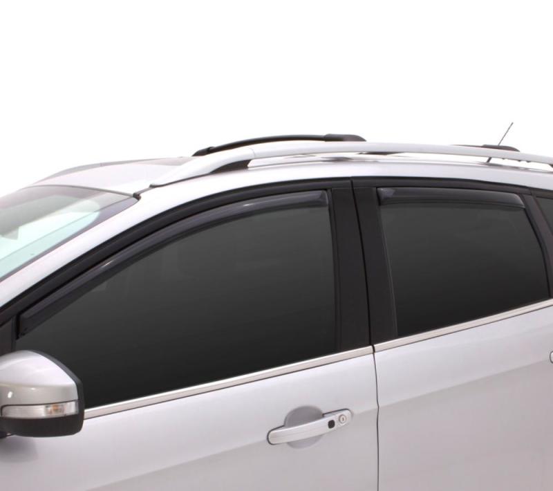 AVS 16-18 Toyota Tacoma Double Cab Ventvisor In-Channel Front & Rear Window Deflectors 4pc - Smoke