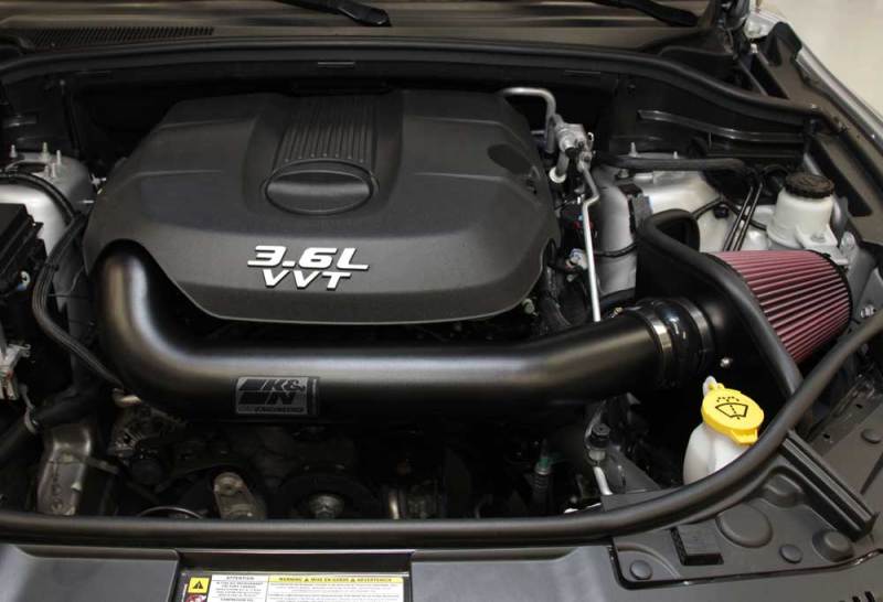 Kit d'admission haute performance à haut débit K&amp;N 11 Jeep Grand Cherokee 3,6 L V6 / 11 Dodge Durango 3,6 L V6