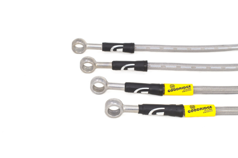 Kit de conduites de frein en acier inoxydable Goodridge 08-14 Subaru Impreza STi avec étriers Brembo