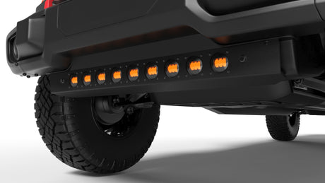ORACLE Lighting 18-22 Jeep Wrangler JL Skid Plate avec émetteurs LED intégrés - Ambre VOIR LA GARANTIE