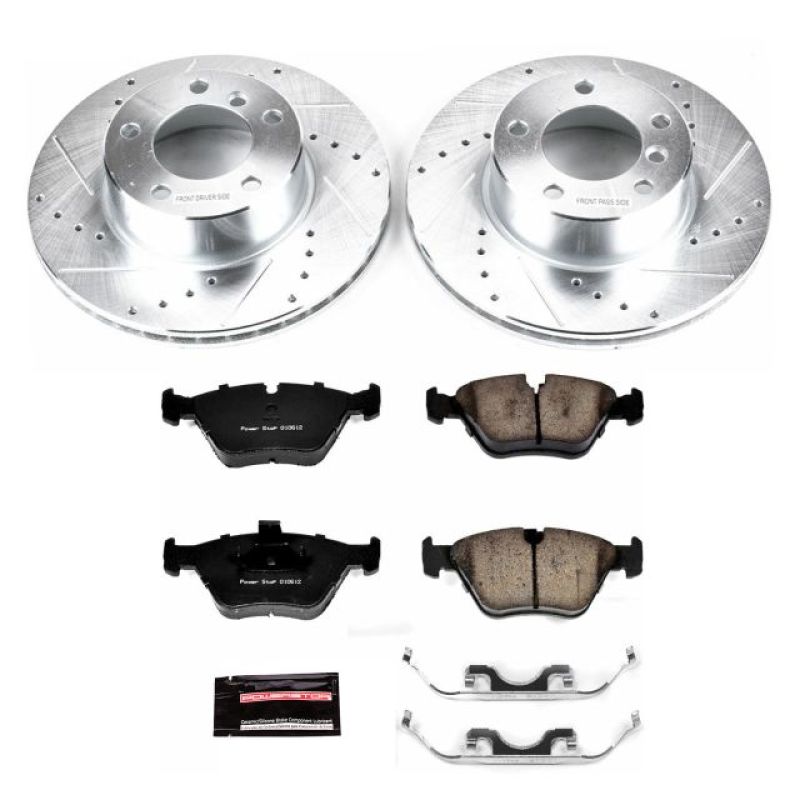 Power Stop 01-03 BMW 525i Front Z23 Evolution Sport Brake Kit