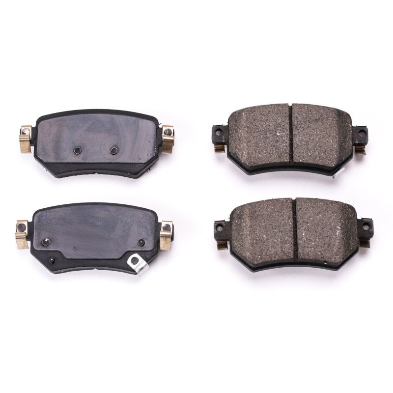 Power Stop 16-19 Mazda 6 Rear Z17 Evolution Ceramic Brake Pads w/Hardware