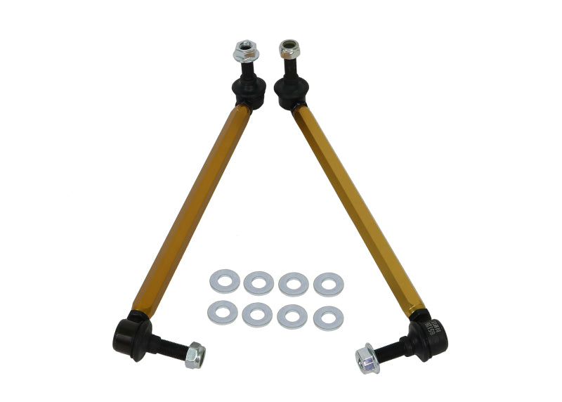 Barre stabilisatrice universelle Whiteline - Ensemble de liaisons à billes en acier réglables robustes de 330 mm à 355 mm