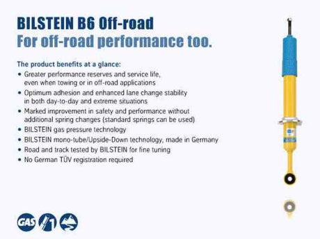 Bilstein 4600 Series 15-16 Chevy Colorado Front 46mm Monotube Shock Absorber Bilstein