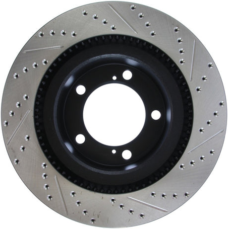 Rotor avant droit rainuré et percé StopTech pour Toyota Tundra 07-09 / Toyota Sequoia 08-09