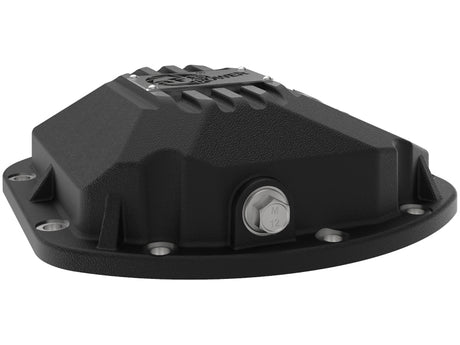 Couvercle de différentiel avant aFe Street Series Dana 30 noir avec ailettes usinées 97-18 Jeep Wrangler