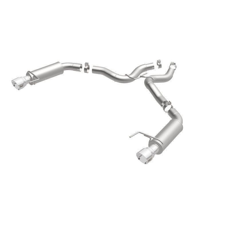 Essieu arrière MagnaFlow, SS, 3 po, compétition, embout poli double division de 4,5 po, Ford Mustang GT V8 5.0 2015