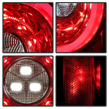 Jeep Wrangler Spyder 19-20 - Feux arrière à LED complets - Clignotants séquentiels - Chrome ALT-YD-JW19-SEQ-C
