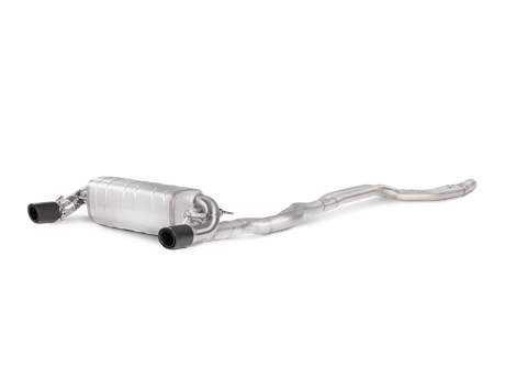 Arrière de catalyseur Akrapovic Evolution Line 16-17 BMW 340i (F30 F31) (SS) avec embouts en carbone (tuyau de liaison requis)