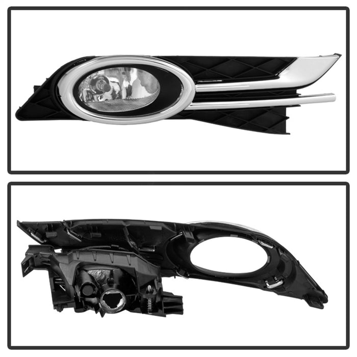 Feu antibrouillard OEM Spyder Honda Odyssey 2015-2016 avec interrupteur - Transparent FL-CL-HODY2014-C