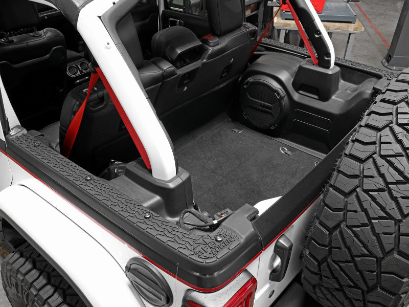 aFe 18-22 Jeep Wrangler JL (modèles 4 portes avec toit rigide 3 pièces uniquement) Couvre-rails de protection Terra Guard