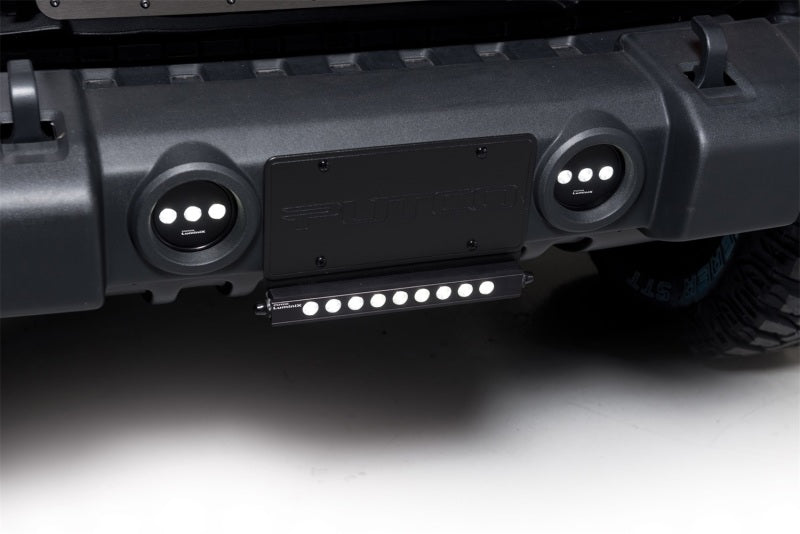 Jeep Wrangler 07-18 Putco - Calandre SS noire avec barre lumineuse Luminix de 20 pouces Grilles Designer FX
