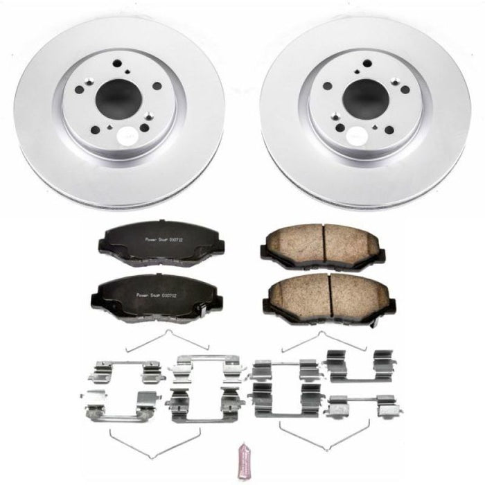 Kit de freins avant Power Stop 12-16 Honda CR-V Z17 Evolution Geomet avec revêtement