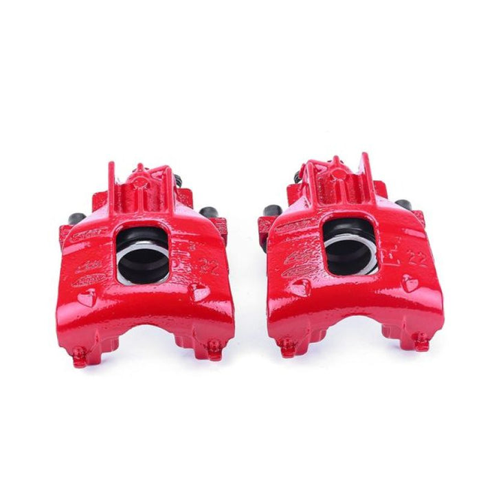 Étriers avant rouges Power Stop 00-04 Ford Focus sans supports - Paire