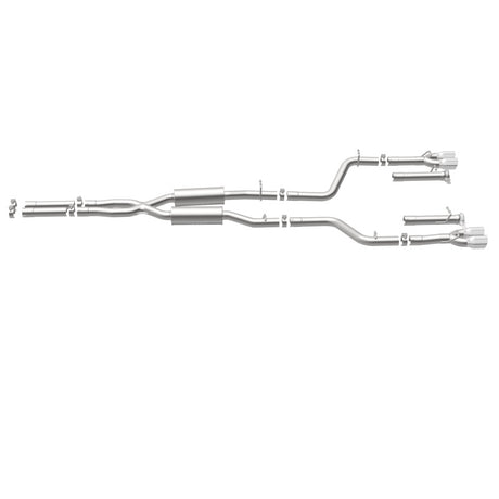 Cat-Back MagnaFlow, SS, 2,5 po, embout arrière divisé en quatre parties de 3,5 po, Dodge Challenger R/T 5,7 L 2015