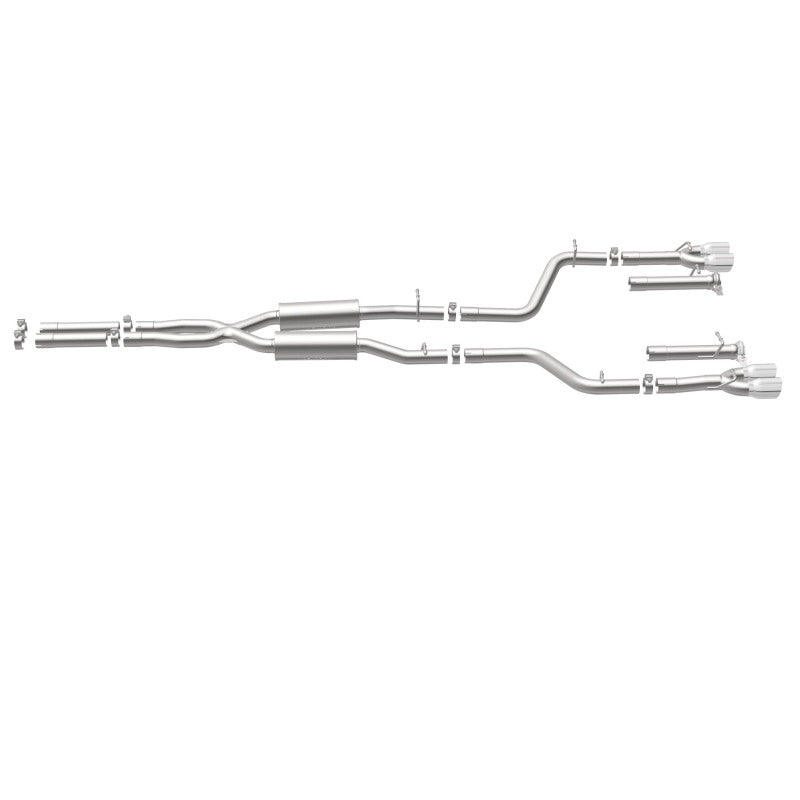 Cat-Back MagnaFlow, SS, 2,5 po, embout arrière divisé en quatre parties de 3,5 po, Dodge Challenger R/T 5,7 L 2015