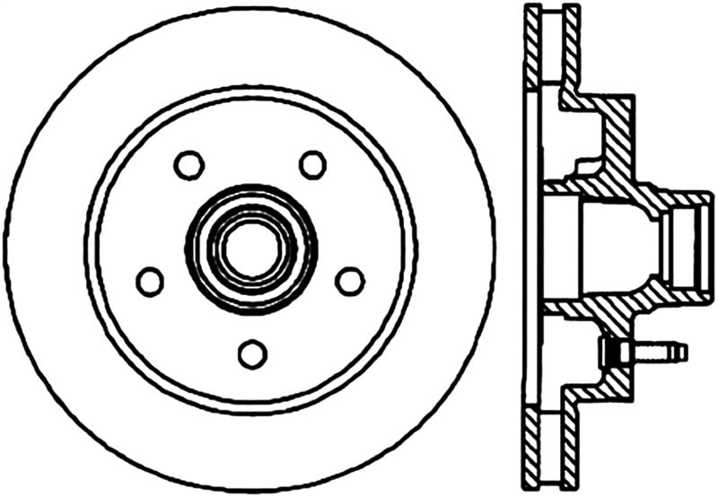 Disque de frein sport fendu et percé StopTech