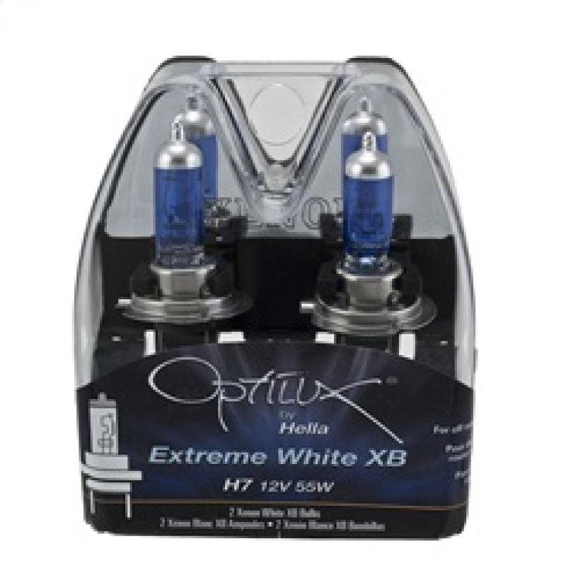 Ampoule Hella Optilux 12V/55W H7 Extreme Blue (paire)