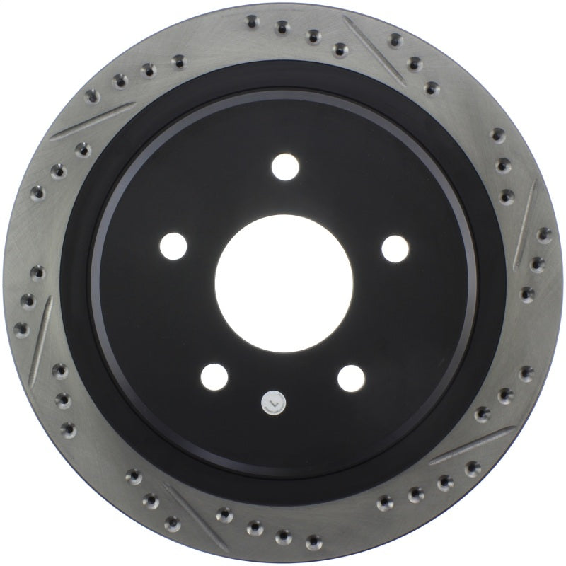 Rotor arrière gauche rainuré et percé StopTech pour Chevrolet Corvette 97-10