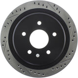 Rotor arrière gauche rainuré et percé StopTech pour Chevrolet Corvette 97-10
