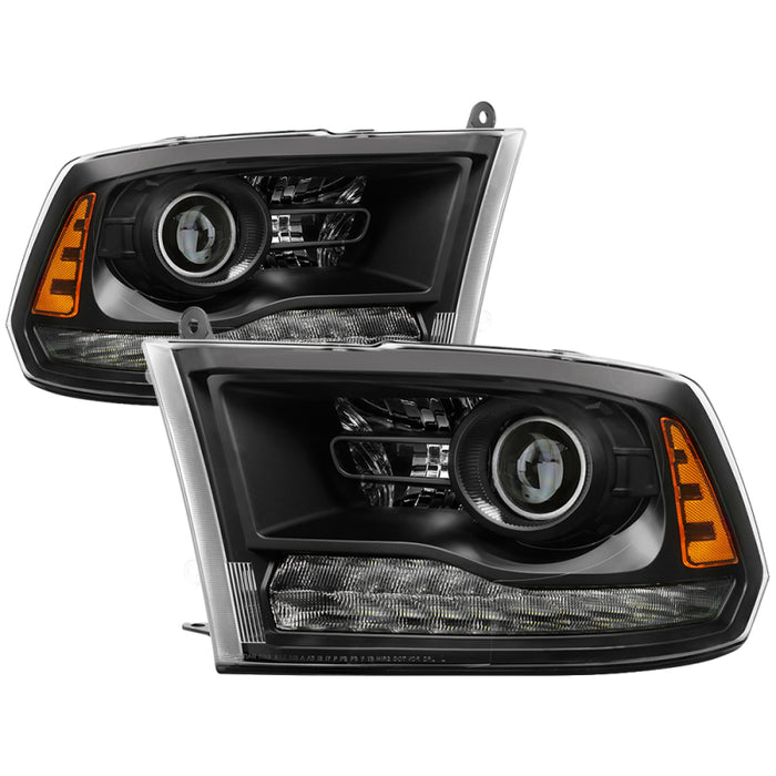 Phare projecteur xTune Dodge Ram 13-17 (avec projecteur LED d'usine) - Noir HD-JH-DR13-P-BK