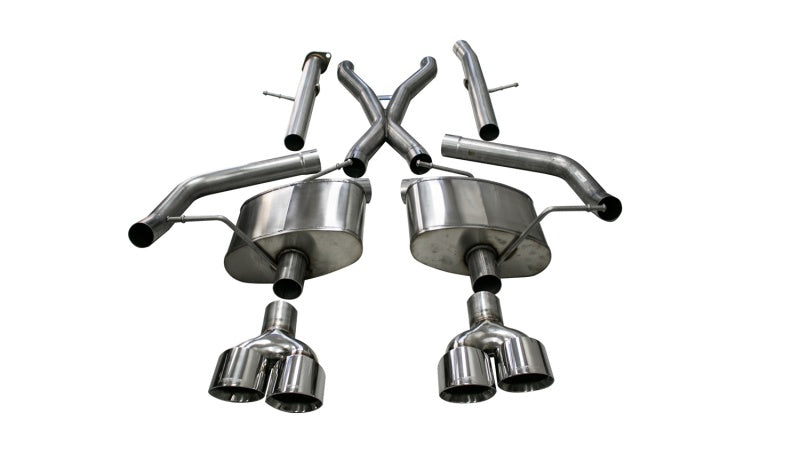 Jeep Grand Cherokee TrackHawk 6,2 L Xtreme Cat-Back 18-20 avec double sortie arrière et embouts polis de 4,5 pouces