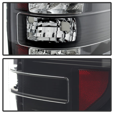 Feux arrière LED Spyder Ford F150 09-14 Noir ALT-YD-FF15009-LED-BK