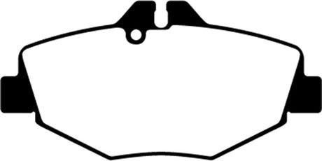 Plaquettes de frein avant Redstuff EBC 06-09 Mercedes-Benz E320 3.0 TD