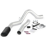 Système d'échappement Monster Banks Power 15 Chevy 6,6 L LML ECLB/CCSB/CCLB - Échappement simple SS avec embout noir