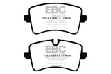 Plaquettes de frein arrière EBC 11 Audi A6 2.0 Turbo Yellowstuff