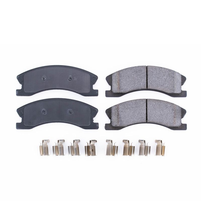 Power Stop 99-04 Jeep Grand Cherokee Front Z17 Evolution Ceramic Brake Pads w/Hardware