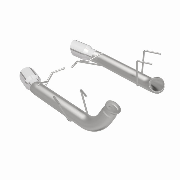 Échappement arrière double à double sortie arrière MagnaFlow 13 Ford Mustang en acier inoxydable avec essieu arrière et catalyseur (compétition)