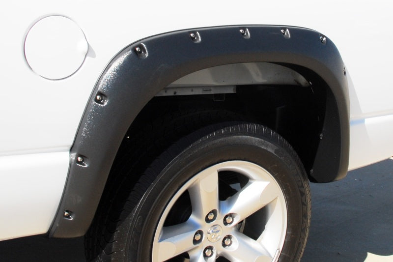 Lund 02-08 Dodge Ram 1500 RX-Rivet Style Textured Elite Series Fender Flares - Black (2 Pc.)